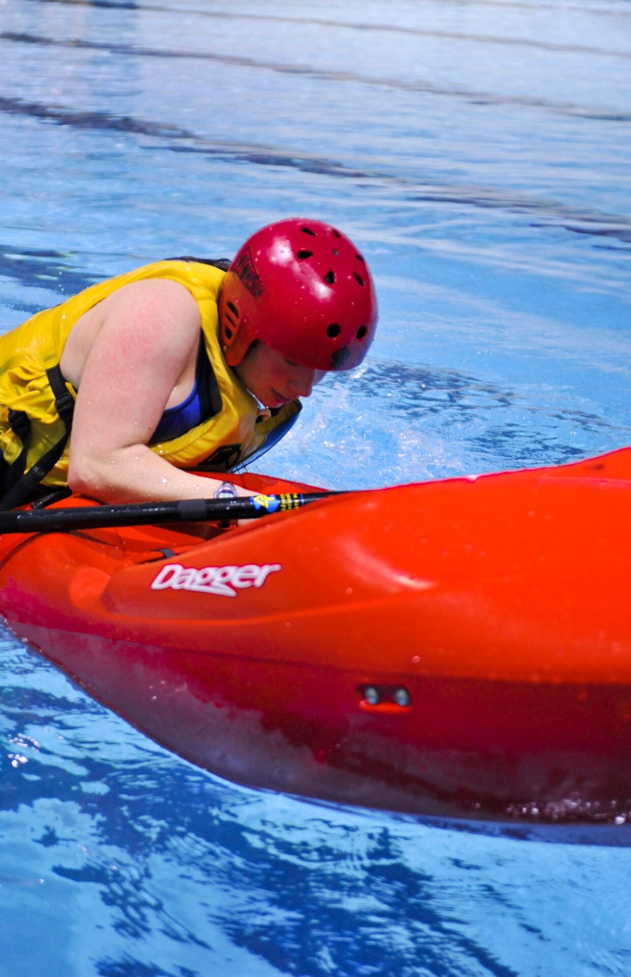 flipping kayak