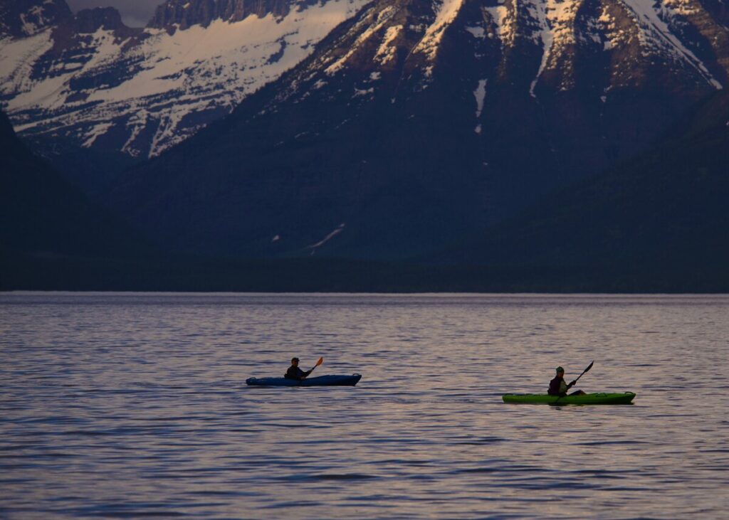 mountain view kayaking