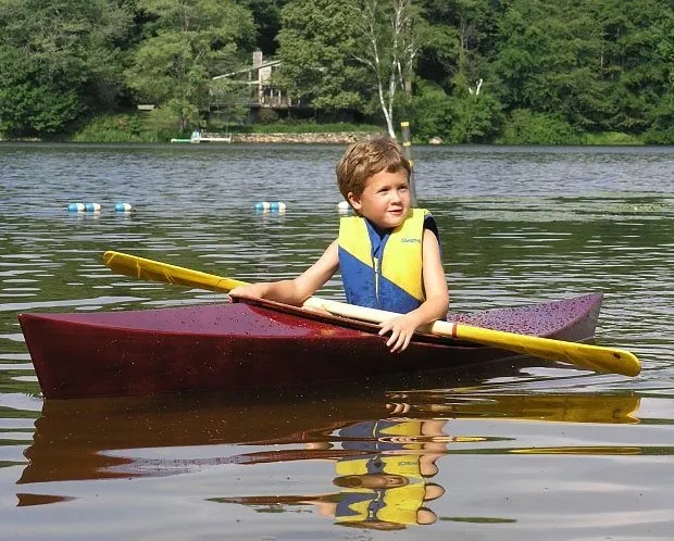 paper canoe duck