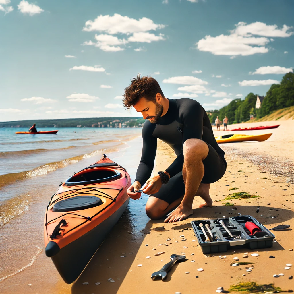 repair kayak scratches