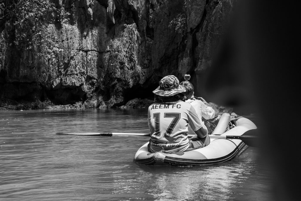 Kayak on a River