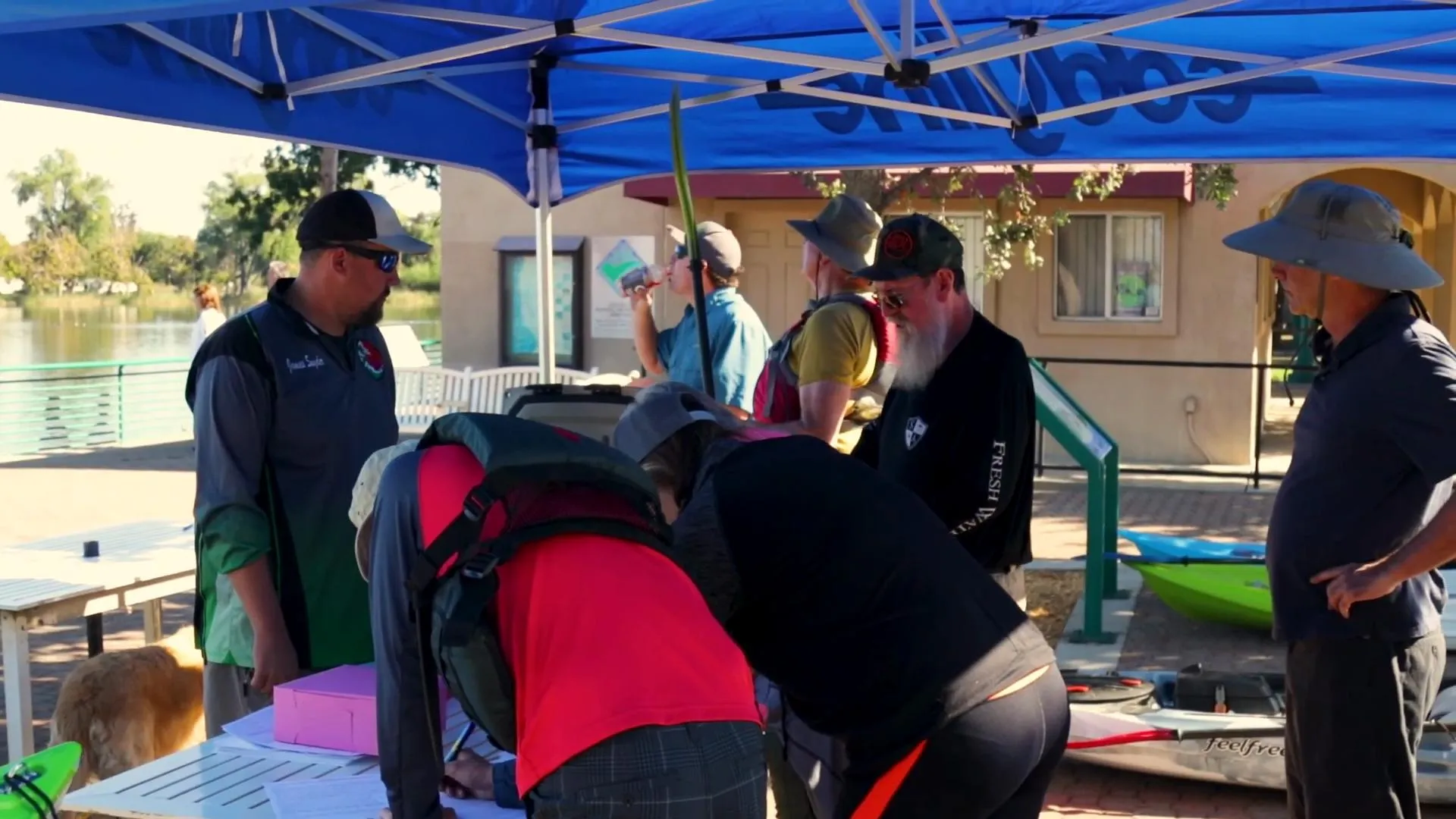 Lodi Lake paddling event