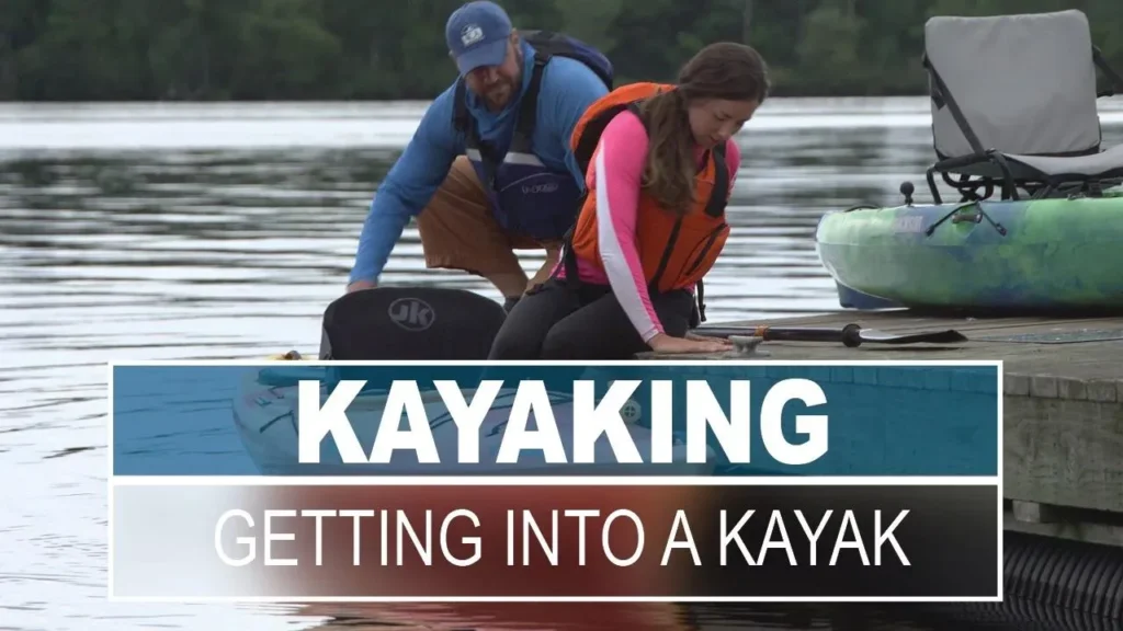 Getting in and out of a kayak