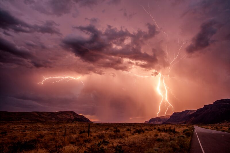 lightning rod hiking trail